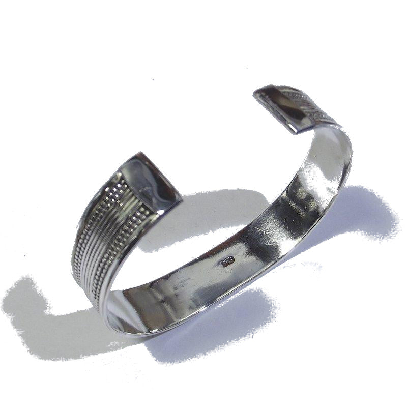 Bracciale argento da uomo - rigido - treccia | GIOIELLI uomo e donna