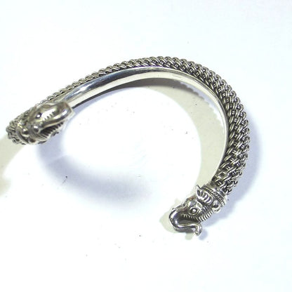 BRACCIALE rigido in ARGENTO 925 elefante