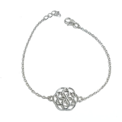 Bracciale d'argento in argento 925 Bracciale FIORE DELLA VITA | GIOIELLI IN ARGENTO