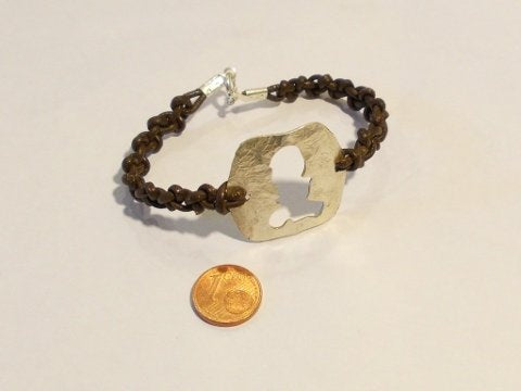 BRACCIALE ELBA argento cuoio – immagine3