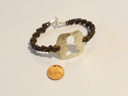 BRACCIALE ELBA argento cuoio – immagine3
