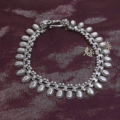 Bracciale etnico JAIMINI in argento 925 | Bracciali indiani SNAKE originali - Il mondo di Wit