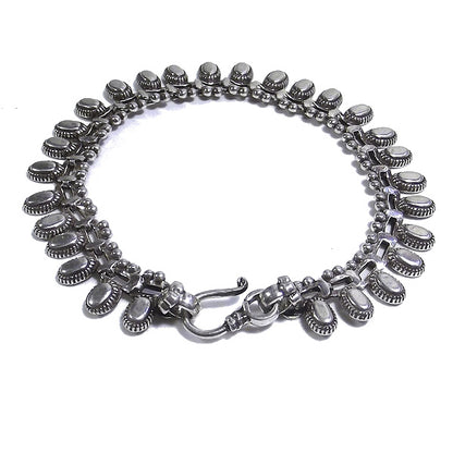 Bracciale etnico JAIMINI in argento 925 | Bracciali indiani SNAKE originali - Il mondo di Wit