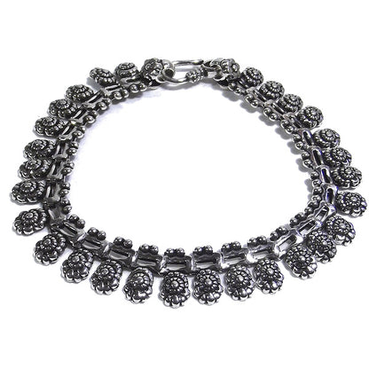 Bracciale etnico JIGAR in argento 925 | Bracciali indiani SNAKE originali - Il mondo di Wit