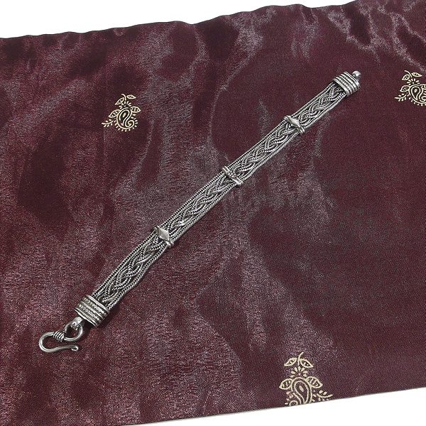 Bracciale TATIARA in argento 925 | Bracciali indiani SNAKE originali - Il mondo di Wit