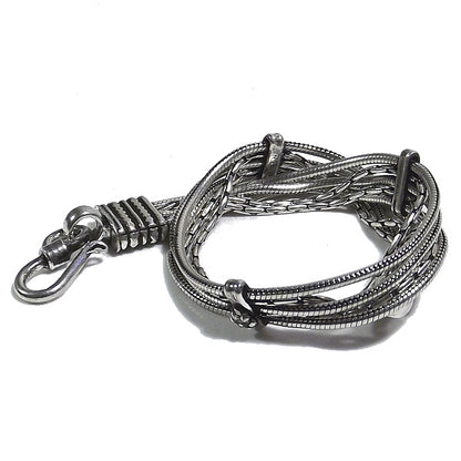 Bracciale KINTA in argento 925 | Bracciali indiani SNAKE originali - Il mondo di Wit