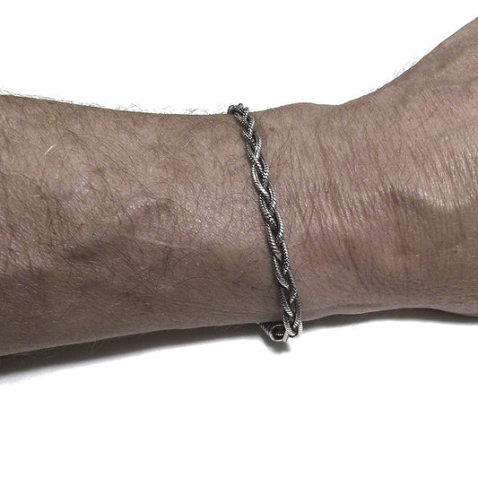 Bracciale etnico HARIA in argento 925 | Bracciali indiani SNAKE originali - Il mondo di Wit