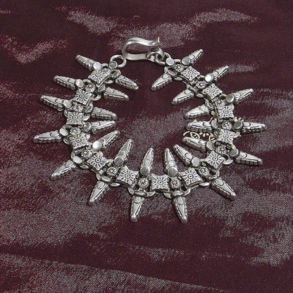 Bracciale etnico KABIA in argento 800 | Bracciali indiani SNAKE originali - Il mondo di Wit