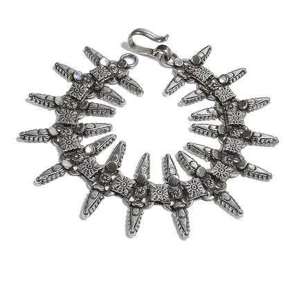Bracciale etnico KABIA in argento 800 | Bracciali indiani SNAKE originali - Il mondo di Wit