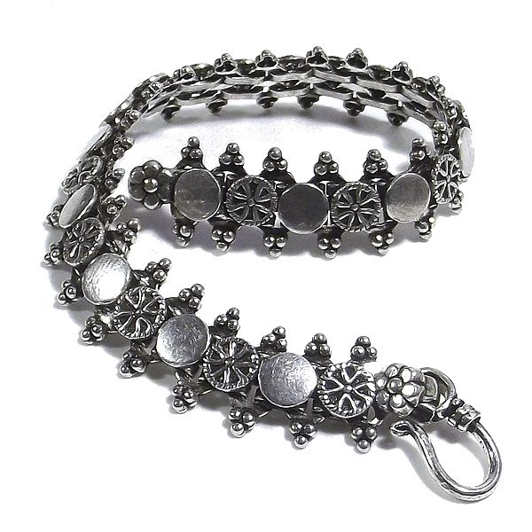 Bracciale etnico ROMILA in argento 925 | Bracciali indiani SNAKE originali - Il mondo di Wit