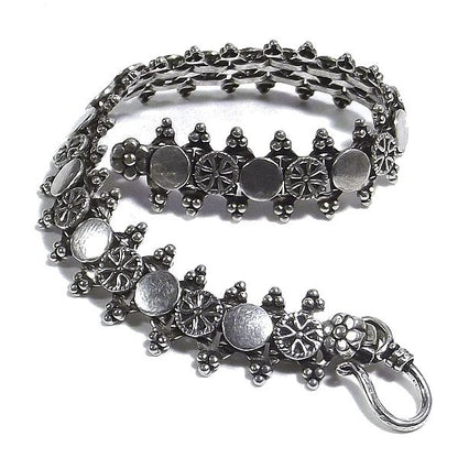 Bracciale etnico ROMILA in argento 925 | Bracciali indiani SNAKE originali - Il mondo di Wit