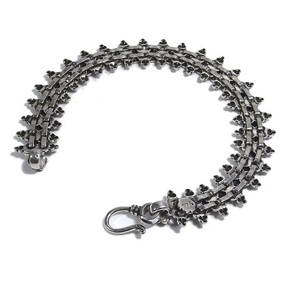 Bracciale etnico ROMILA in argento 925 | Bracciali indiani SNAKE originali - Il mondo di Wit