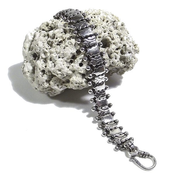 Bracciale etnico SONTH in argento 925 | Bracciali indiani SNAKE originali - Il mondo di Wit