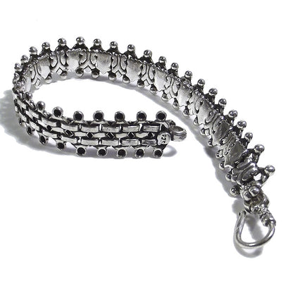 Bracciale etnico SONTH in argento 925 | Bracciali indiani SNAKE originali - Il mondo di Wit