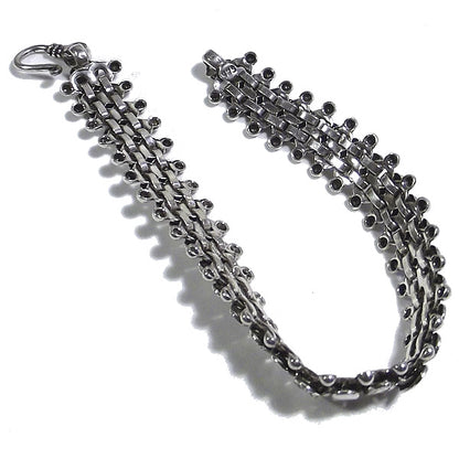 Bracciale etnico SURYA in argento 925 | Bracciali indiani SNAKE originali - Il mondo di Wit