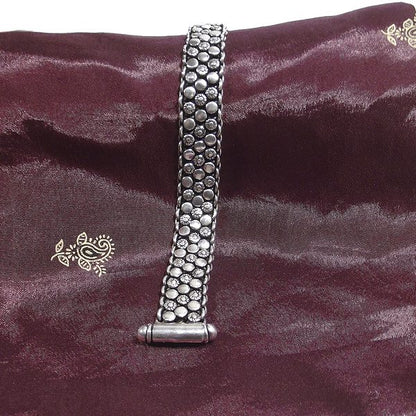 Bracciale etnico NANDINI in argento 925 | Bracciali indiani SNAKE originali - Il mondo di Wit