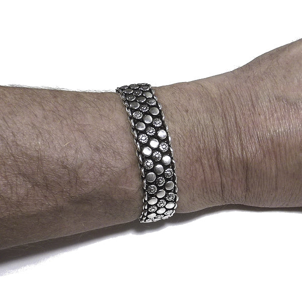 Bracciale etnico NANDINI in argento 925 | Bracciali indiani SNAKE originali - Il mondo di Wit