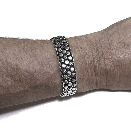 Bracciale etnico NANDINI in argento 925 | Bracciali indiani SNAKE originali - Il mondo di Wit
