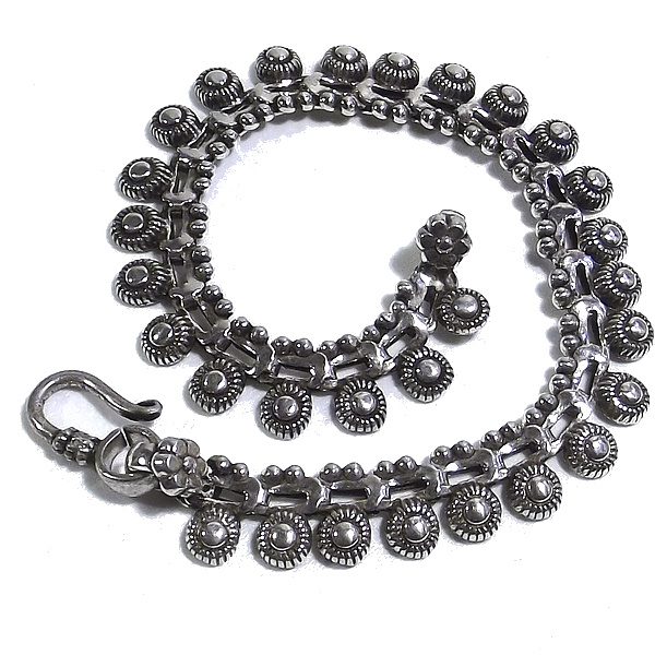 Bracciale etnico YANSH in argento 925 | Bracciali indiani SNAKE originali - Il mondo di Wit