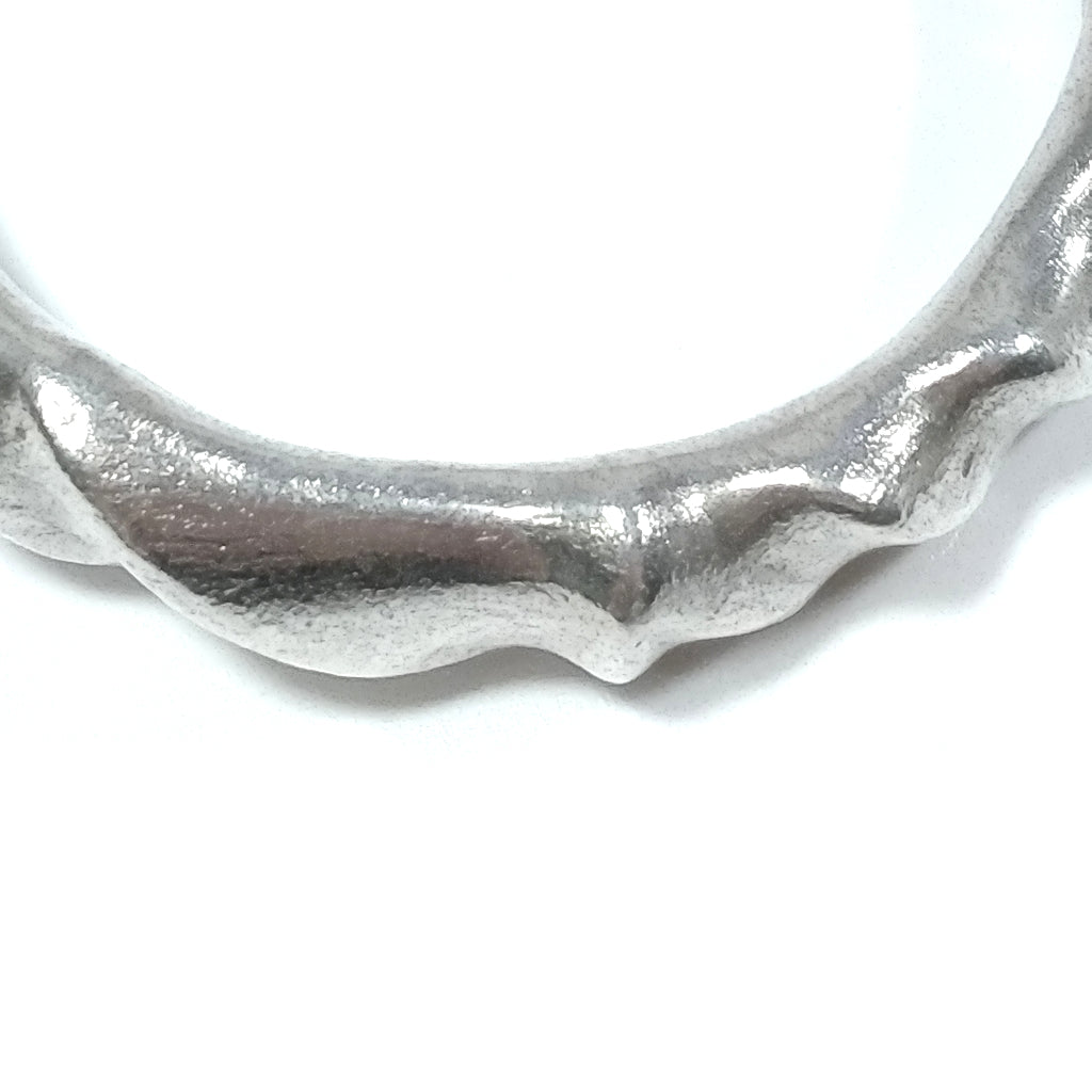 Bracciale rigido d'argento in argento 925 Bracciale artigianale | GIOIELLI IN ARGENTO – immagine9