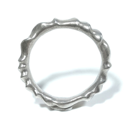 Bracciale rigido d'argento in argento 925 Bracciale artigianale | GIOIELLI IN ARGENTO – immagine3