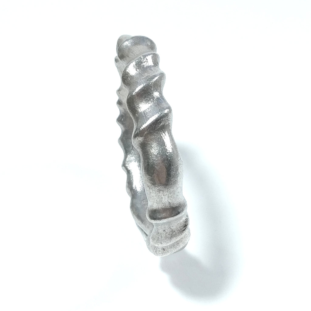 Bracciale rigido d'argento in argento 925 Bracciale artigianale | GIOIELLI IN ARGENTO – immagine2