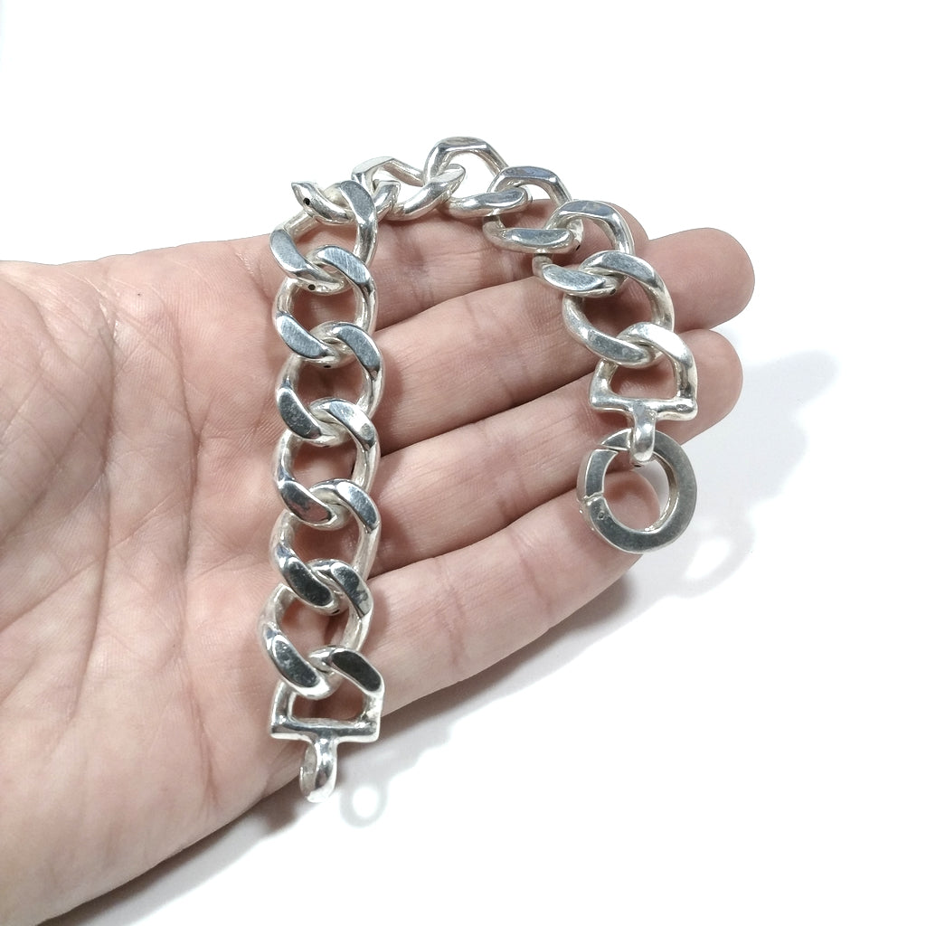 Bracciale d'argento in argento 925 Bracciale artigianale | GIOIELLI IN ARGENTO