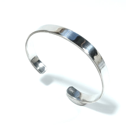 Bracciale rigido d'argento in argento 925 Bracciale artigianale | Bracciale Schiava