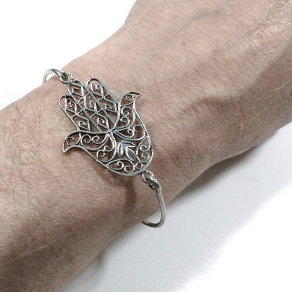 Bracciale in argento 925 mano di Fatima