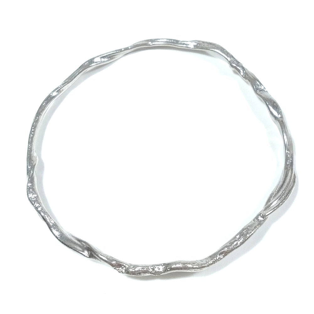 Bracciale d'argento in argento 925 Bracciale artigianale | Cerchio della vita – immagine6
