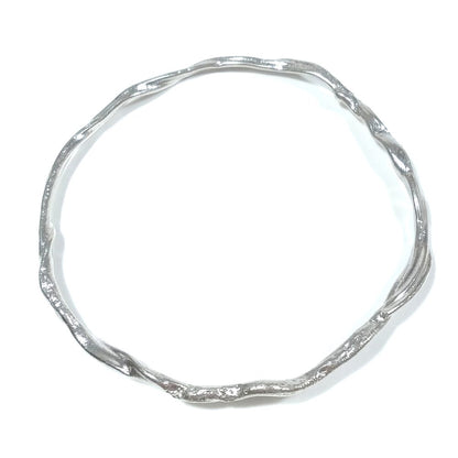 Bracciale d'argento in argento 925 Bracciale artigianale | Cerchio della vita – immagine6