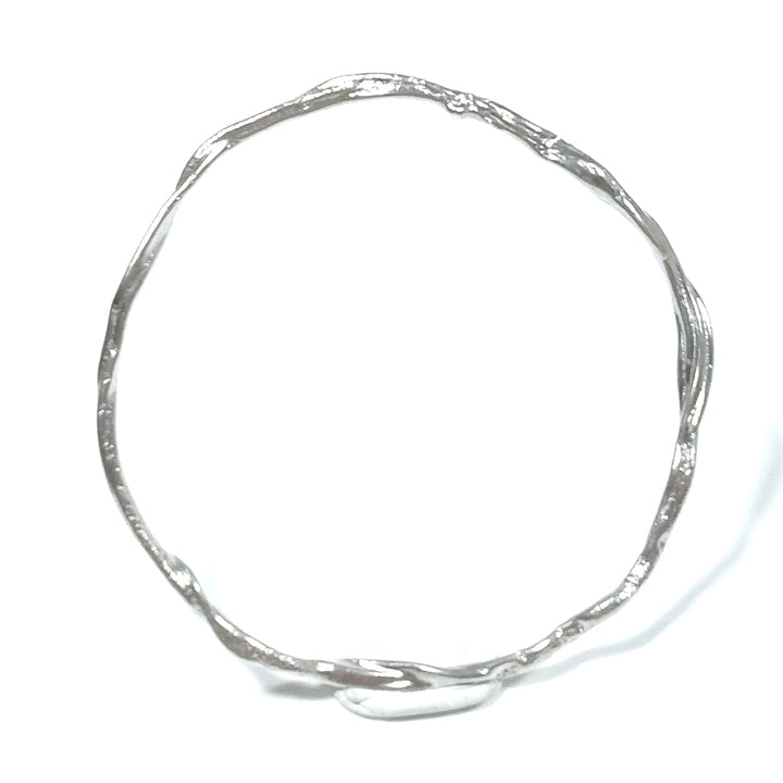 Bracciale d'argento in argento 925 Bracciale artigianale | Cerchio della vita
