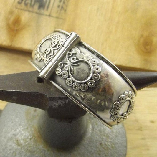 BRACCIALE fascia larga filigrana III