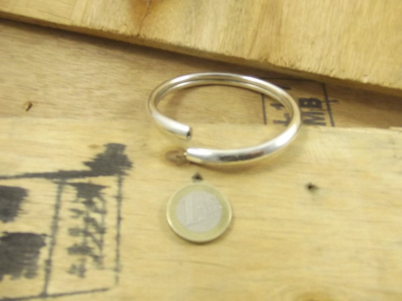 BRACCIALE in argento 925 a fascia bombata III