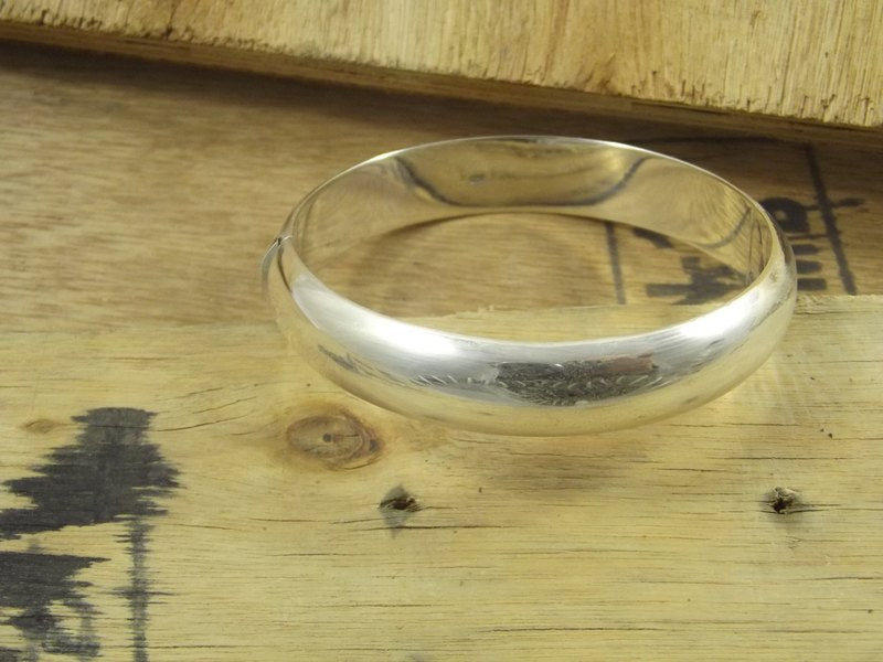 BRACCIALE in argento 925 a fascia bombata II - SAKTI – immagine4