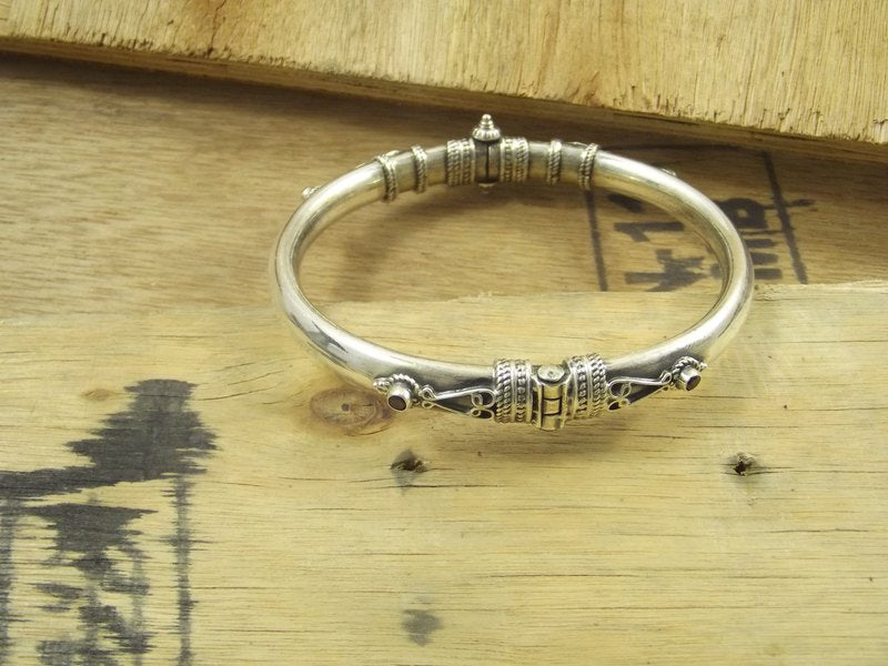 BRACCIALE fascia con filigrana - rubino
