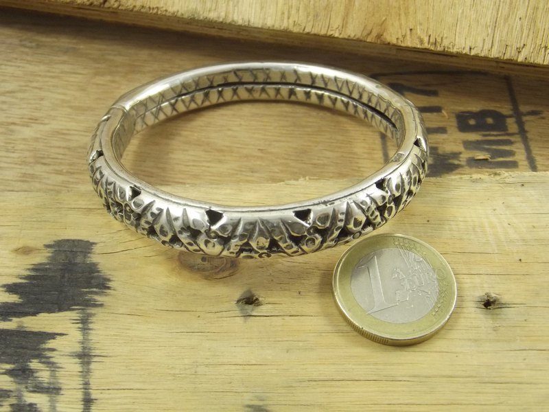 BRACCIALE TRAFORO argento ETNICO V – immagine3