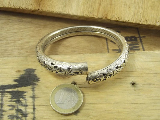 BRACCIALE TRAFORO argento ETNICO III – immagine2