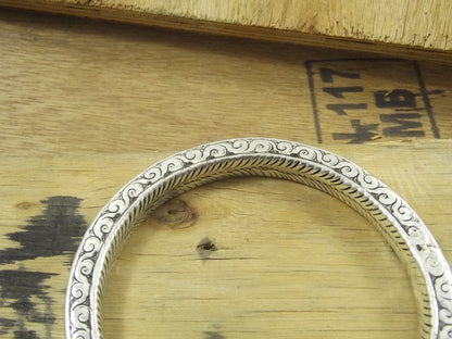 BRACCIALE TRAFORO argento ETNICO II – immagine4