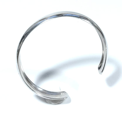 Bracciale rigido d'argento in argento 925 Bracciale artigianale | Bracciale Schiava – immagine6