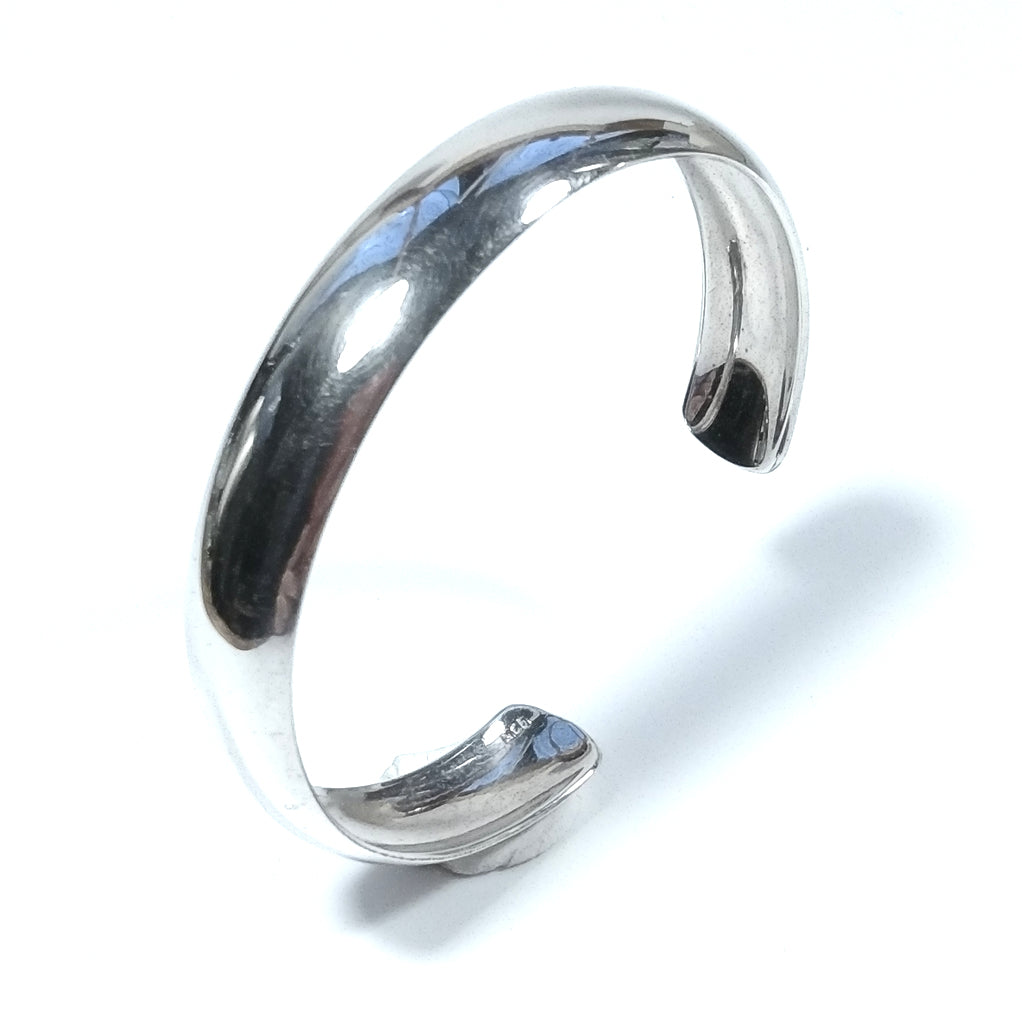 Bracciale rigido d'argento in argento 925 Bracciale artigianale | Bracciale Schiava – immagine5