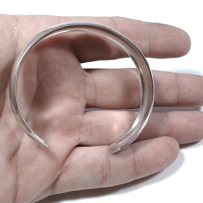 Bracciale rigido d'argento in argento 925 Bracciale artigianale | Bracciale Schiava – immagine4