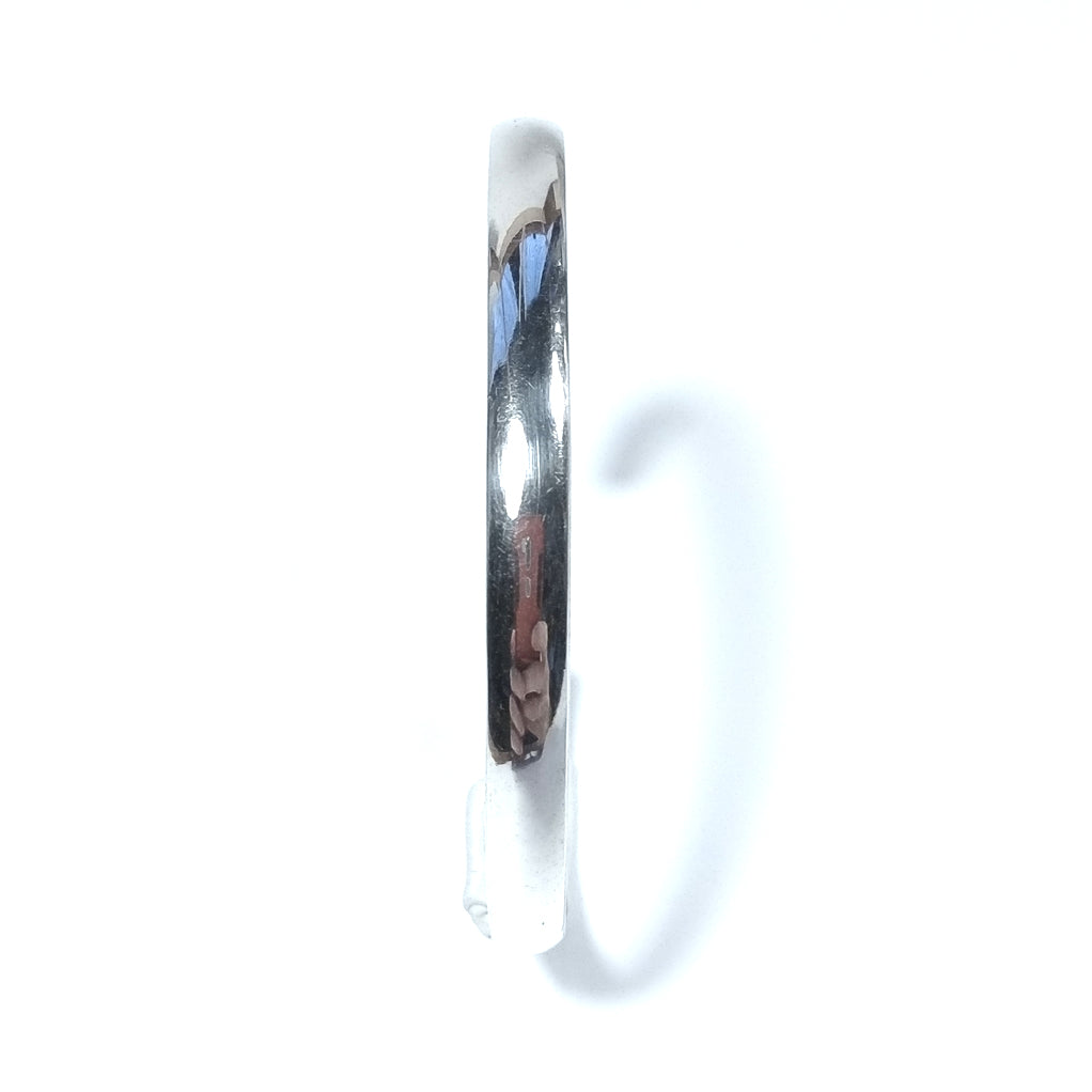 Bracciale rigido d'argento in argento 925 Bracciale artigianale | Bracciale Schiava – immagine6