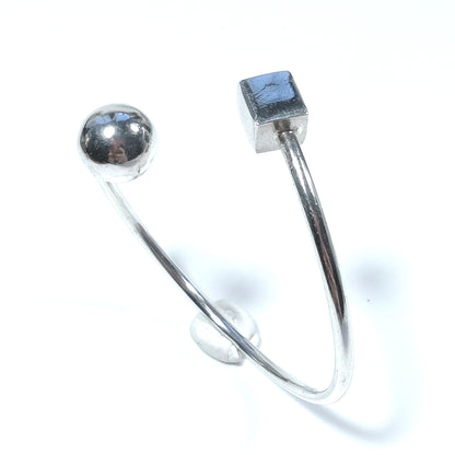 Bracciale rigido d'argento in argento 925 Bracciale artigianale | GIOIELLI IN ARGENTO – immagine6