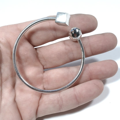 Bracciale rigido d'argento in argento 925 Bracciale artigianale | GIOIELLI IN ARGENTO