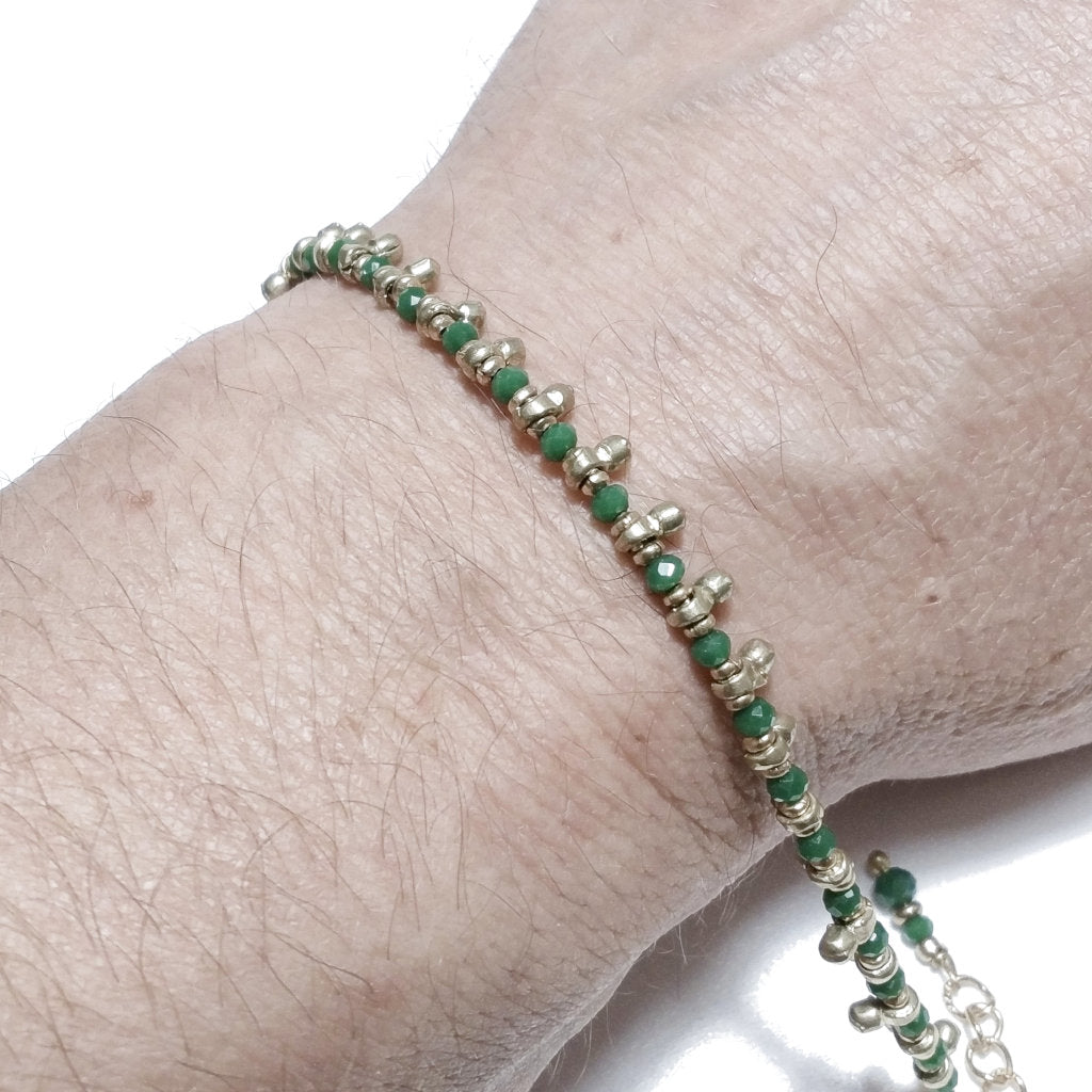 Bracciale artigianale in ottone bracciale ETNICO | BRACCIALE IN OTTONE