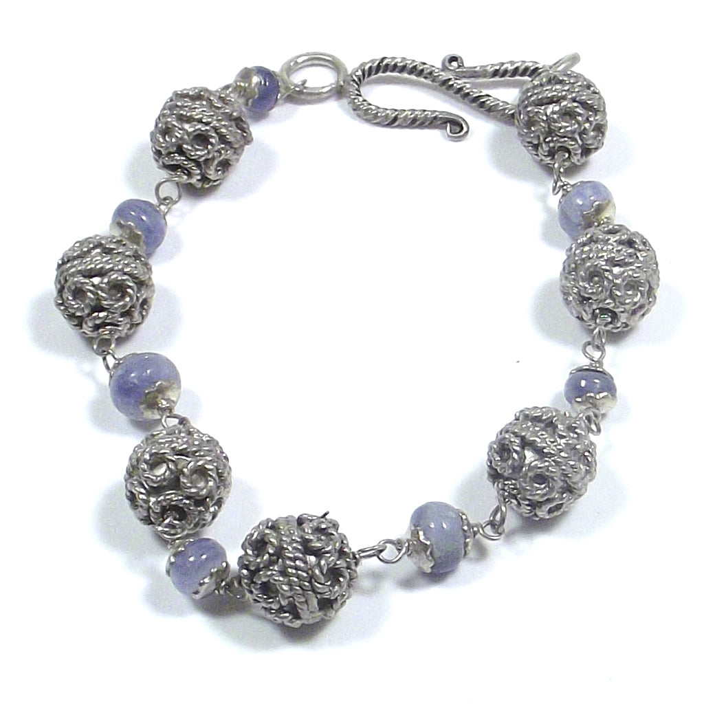 ETNICO | Bracciale con ZAFFIRO in argento 925 | GIOIELLI PIETRE