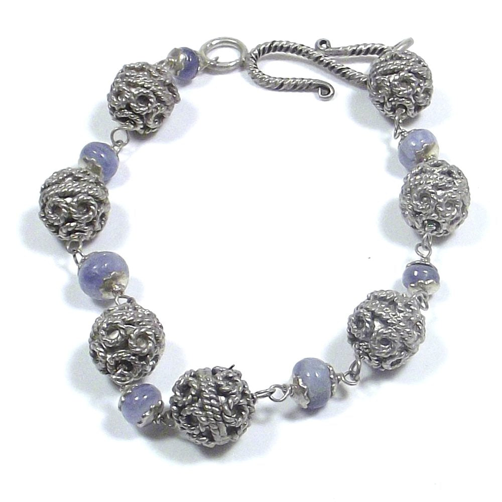 ETNICO | Bracciale con ZAFFIRO in argento 925 | GIOIELLI PIETRE
