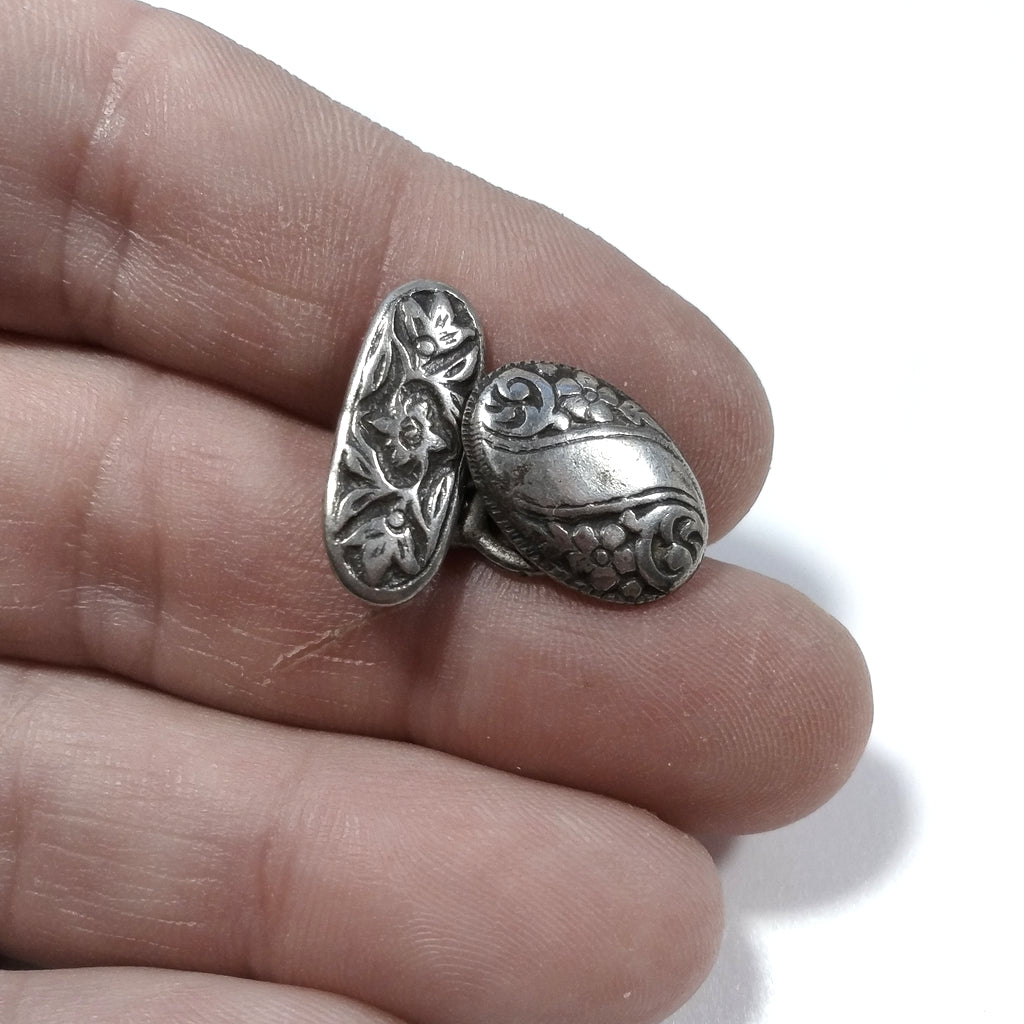 GEMELLI in argento antico ORNAMENTI etnici | GIOIELLI ETNICI