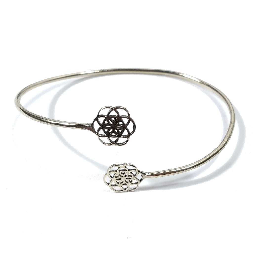 Bracciale in ottone FIORE della VITA - LIFE